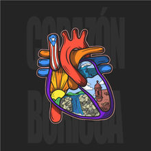 Load image into Gallery viewer, Camisa Corazón Boricua (Hombres)
